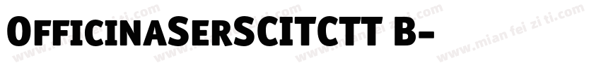 OfficinaSerSCITCTT B字体转换